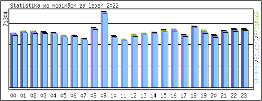 Statistika po hodinch