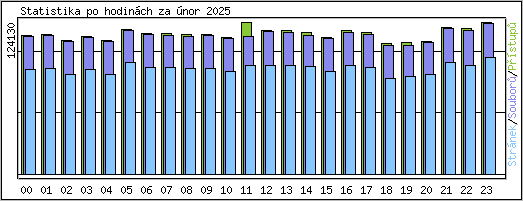Statistika po hodinch